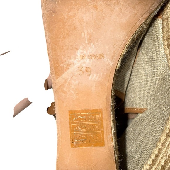 Tory Burch Majorca Platform Slingback Wedge Sandals - Size 39 - Picture 7 of 9